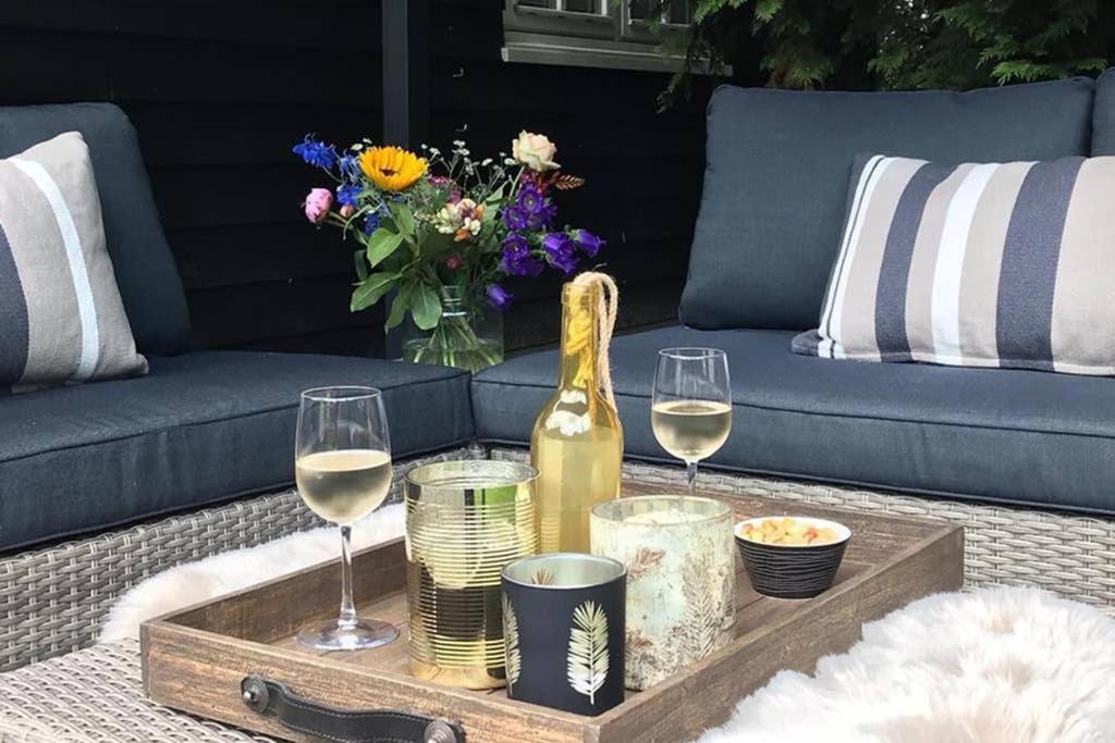 Luxe Natuurhuisje Met Jacuzzi En Haard In Drenthe, Echten Echten  Eksteriør billede